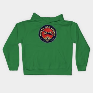 Vintage airline Kids Hoodie